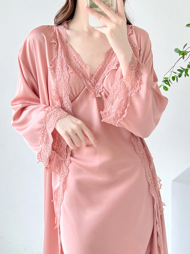Robe Silk Women - New Silk Pajama Strap Sleeping dress