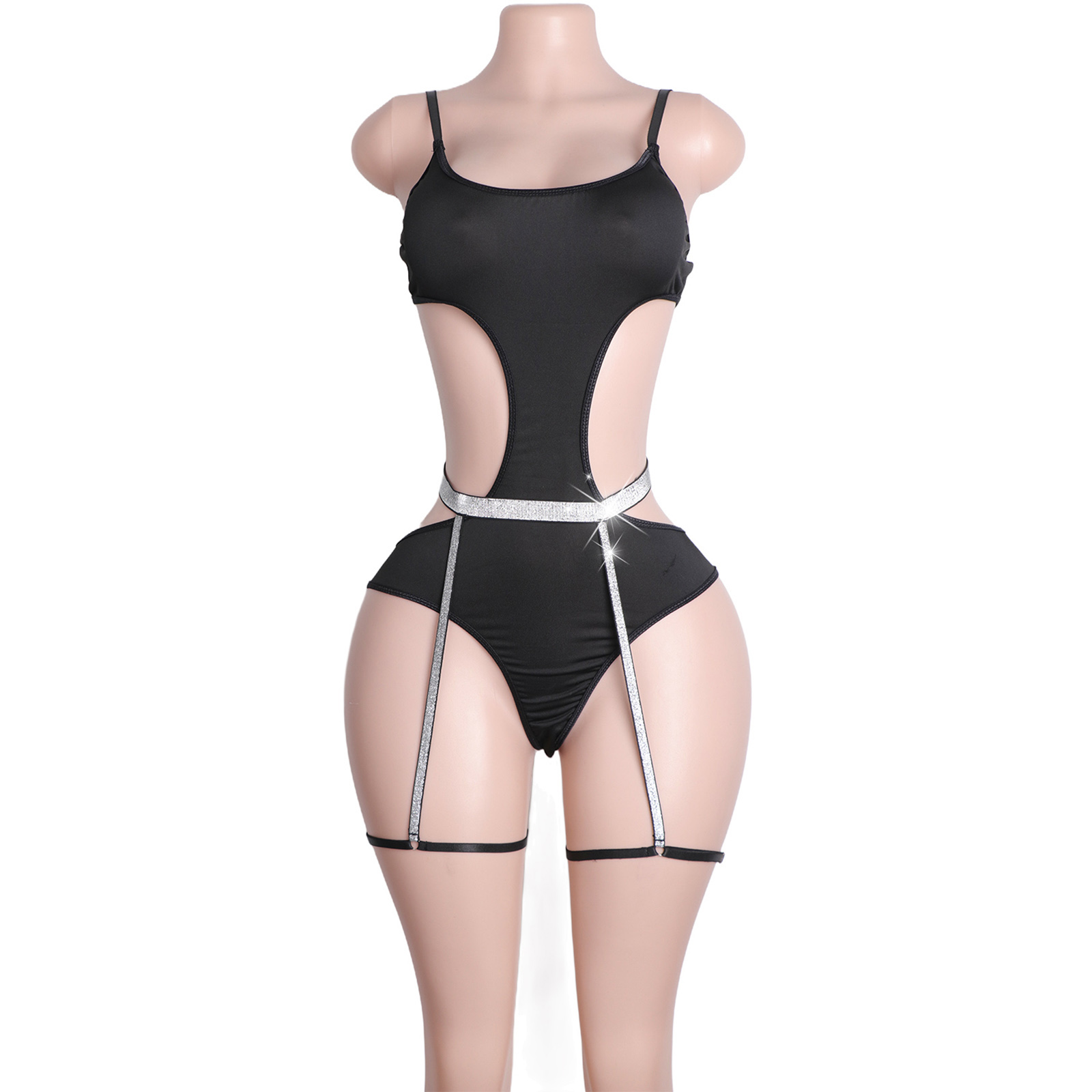 Custom Rhinestone Pole Dancewe – Garter Belt Set Bewertung und Preis