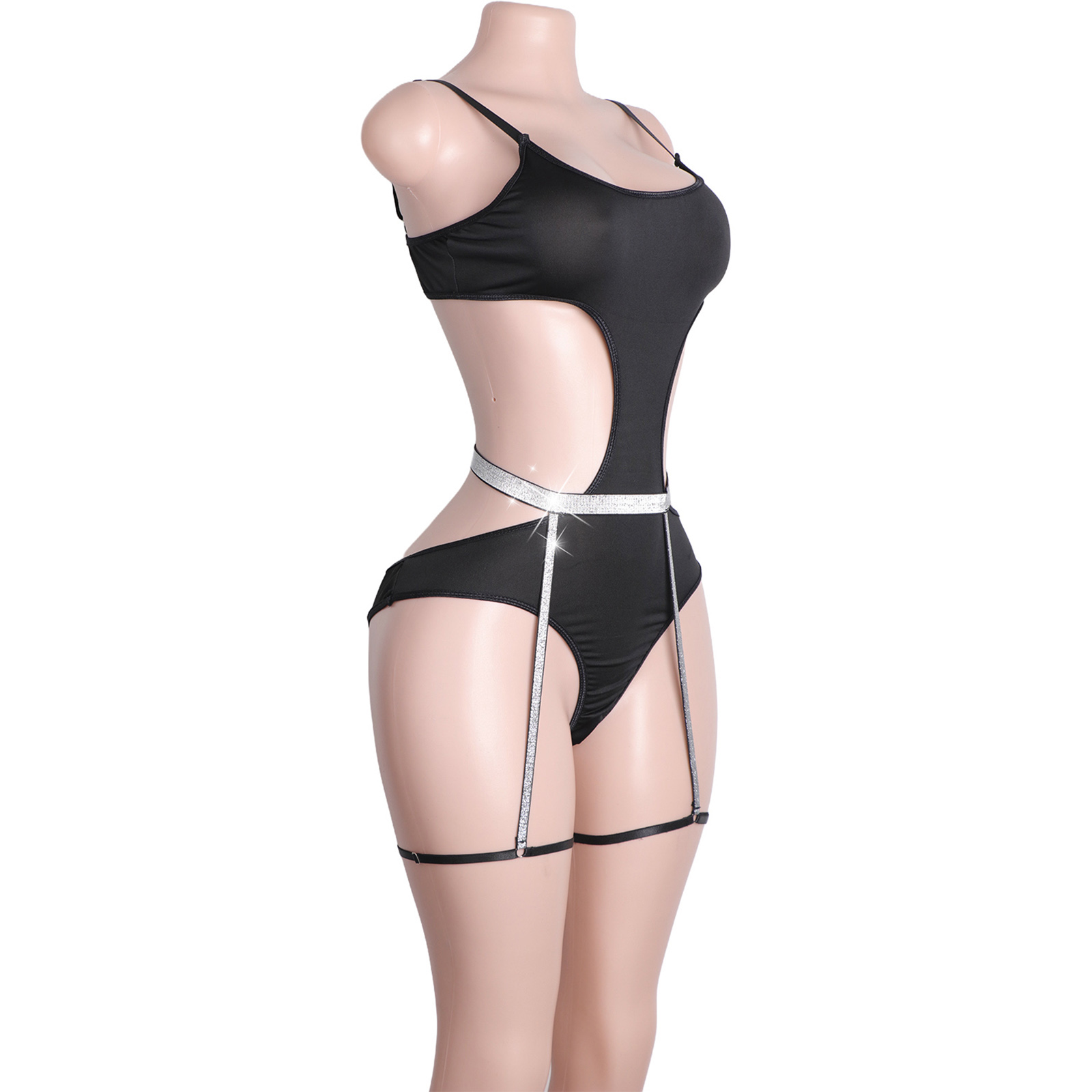 Custom Rhinestone Pole Dancewe – Garter Belt Set Bewertung und Preis