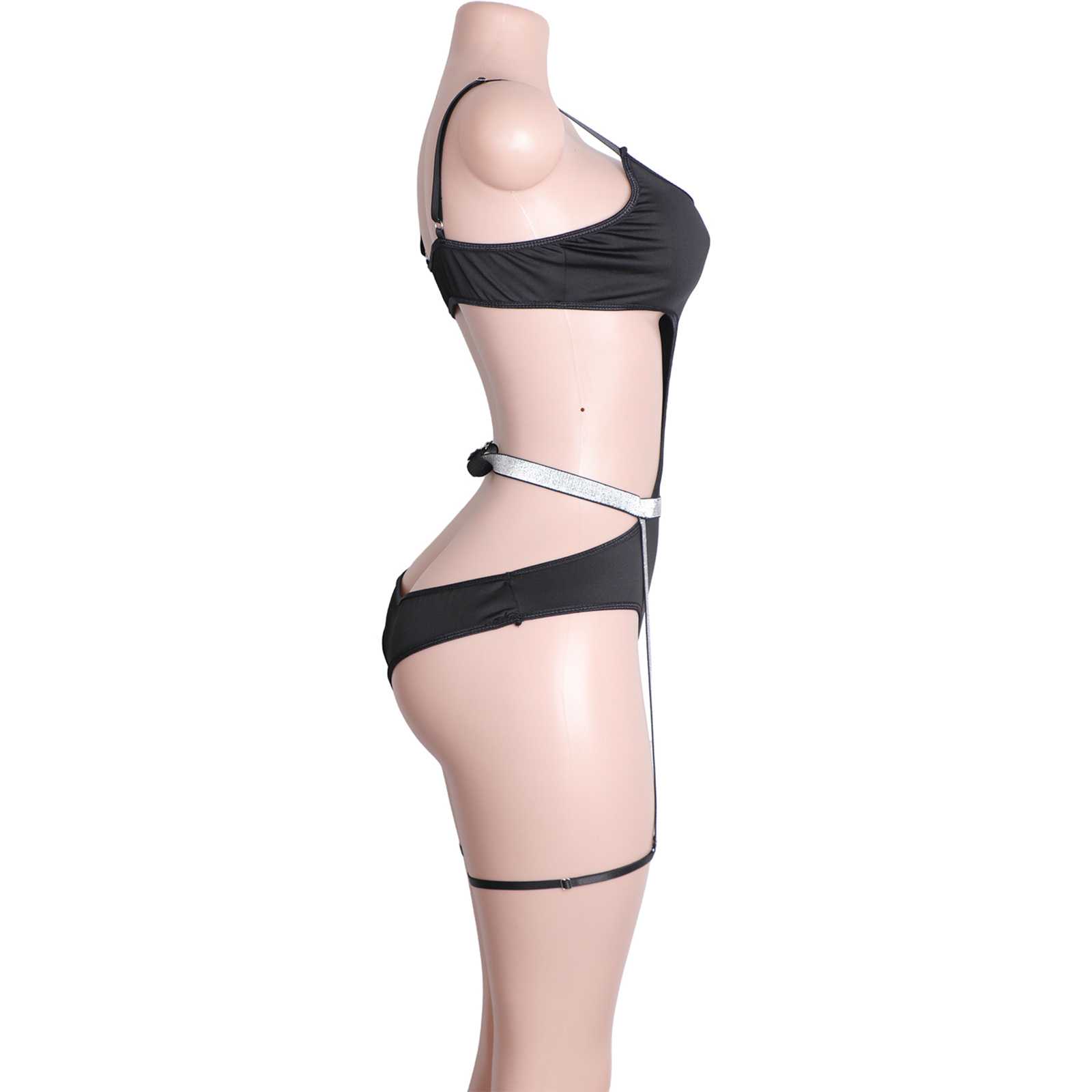 Custom Rhinestone Pole Dancewe – Garter Belt Set Bewertung und Preis