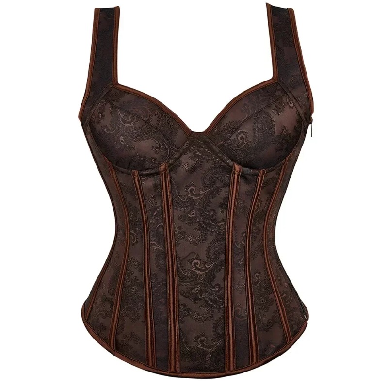 Women Floral Print Corset Top  – Shapewear Bodysuit Firm Bewertung und Preis