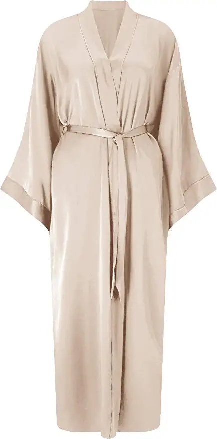 2021 New Satin Chiffon Robes B – Robe Silk Women Bewertung und Preis