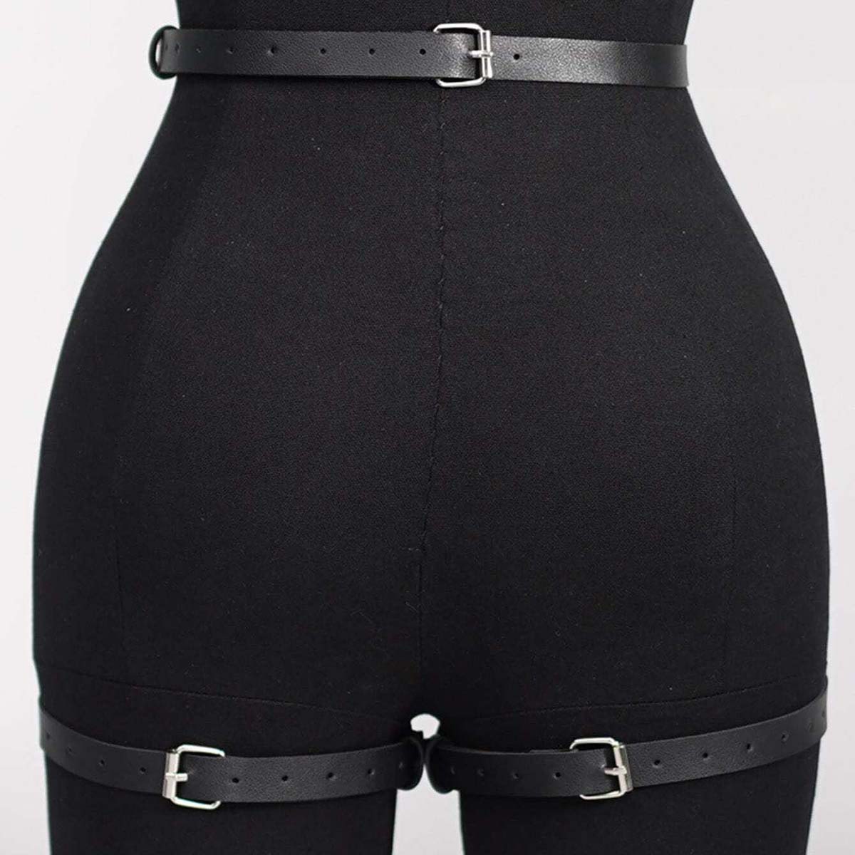 Oth Punk PU Leather Full Waist – Garter Belt Set Bewertung und Preis