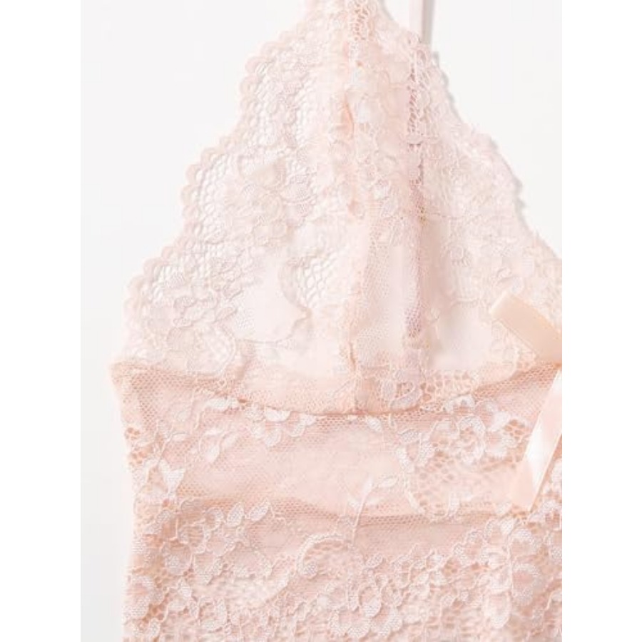 Women's 2 Pcs Lingerie Floral  – Cami Top Lace Bewertung und Preis