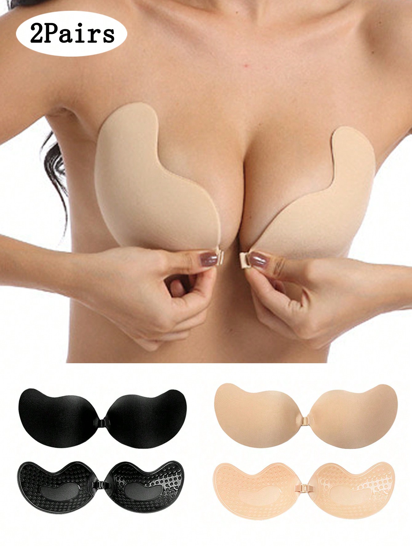 2-pack Women's Self-Adhesive I – Push Up Bra Padded Bewertung und Preis