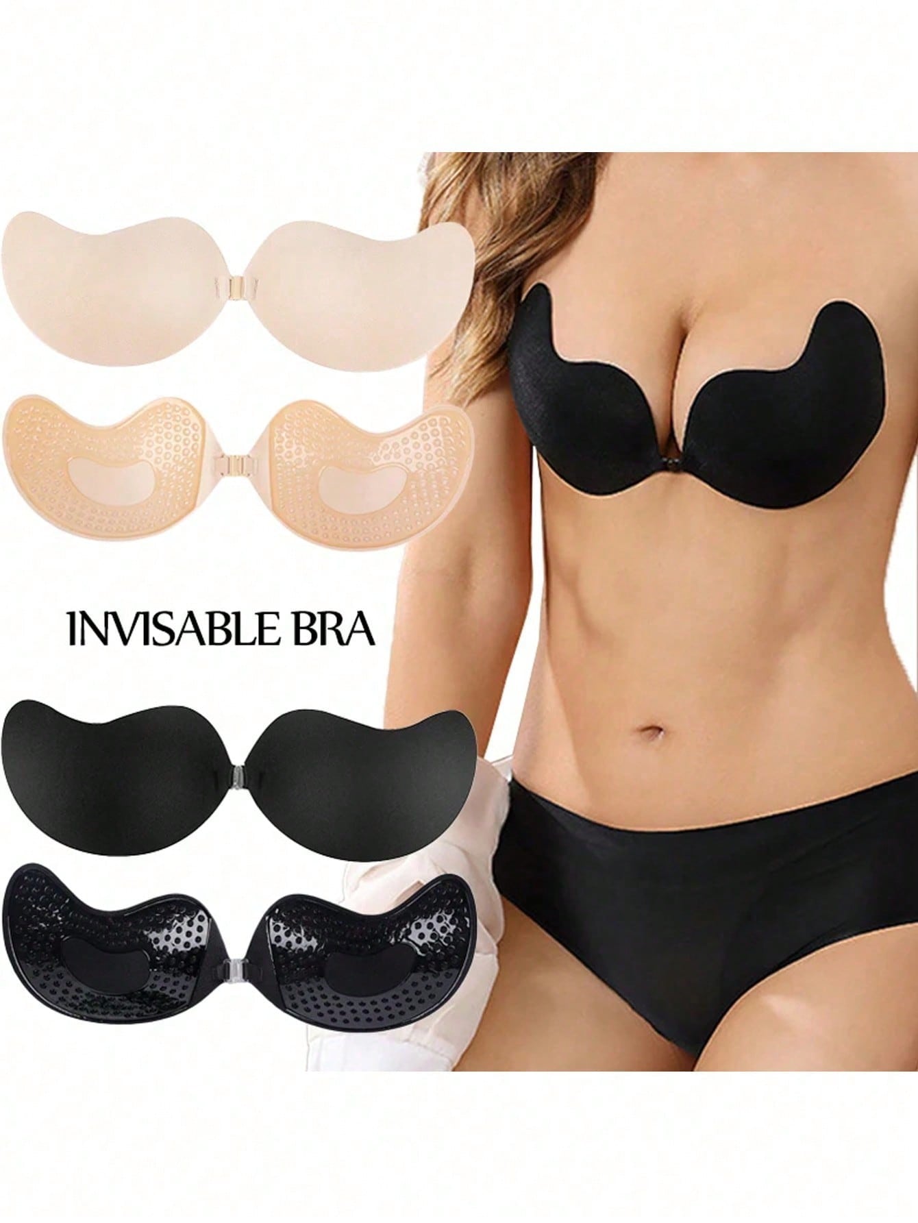 2-pack Women's Self-Adhesive I – Push Up Bra Padded Bewertung und Preis