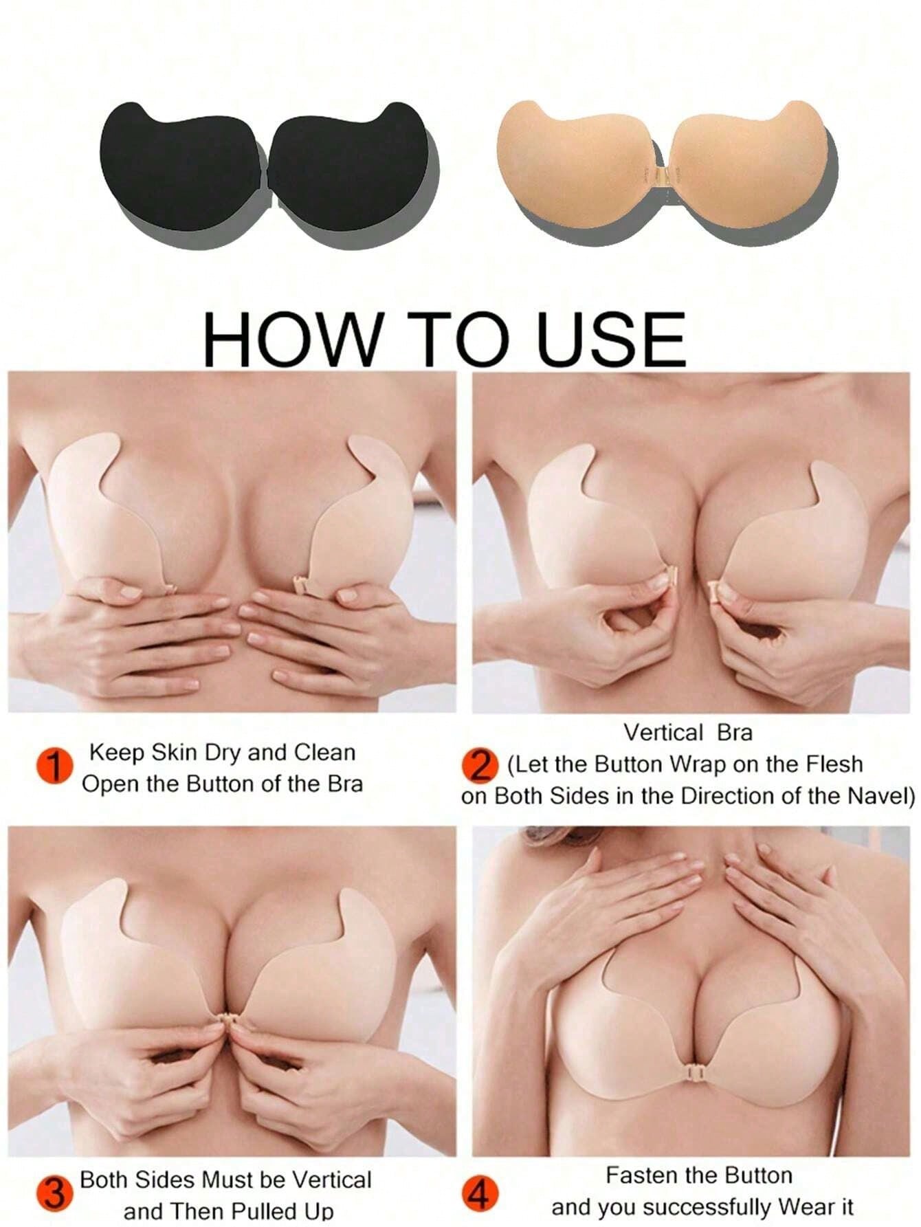 2-pack Women's Self-Adhesive I – Push Up Bra Padded Bewertung und Preis